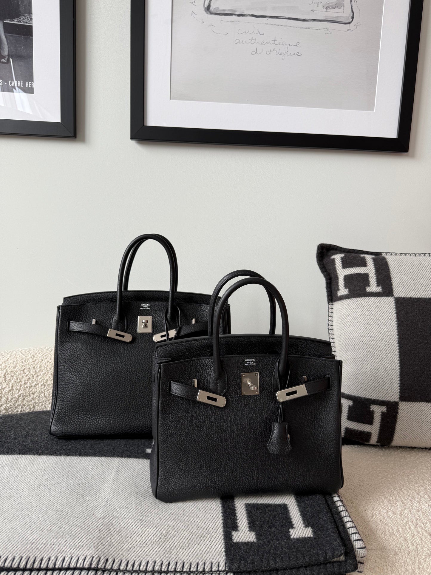 RESERVED Hermes Birkin 30 Noir PHW - Carly Julia Sells Stuff, LLC