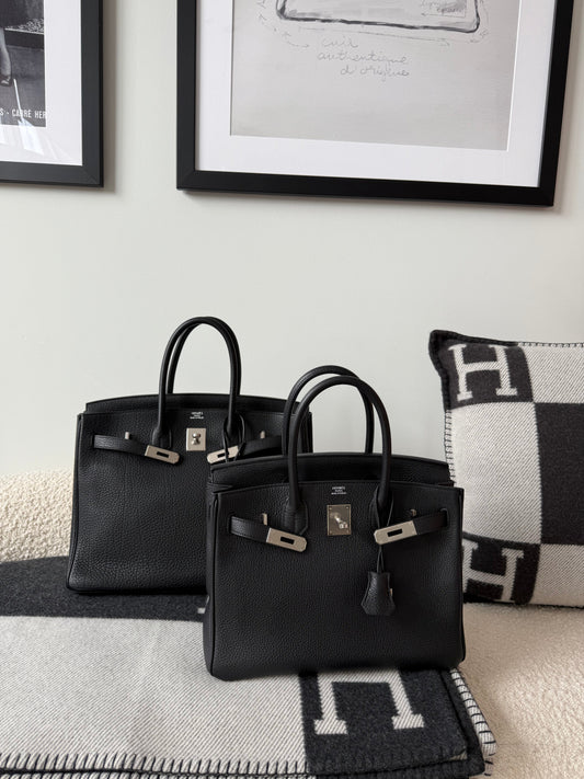 RESERVED Hermes Birkin 30 Noir PHW - Carly Julia Sells Stuff, LLC