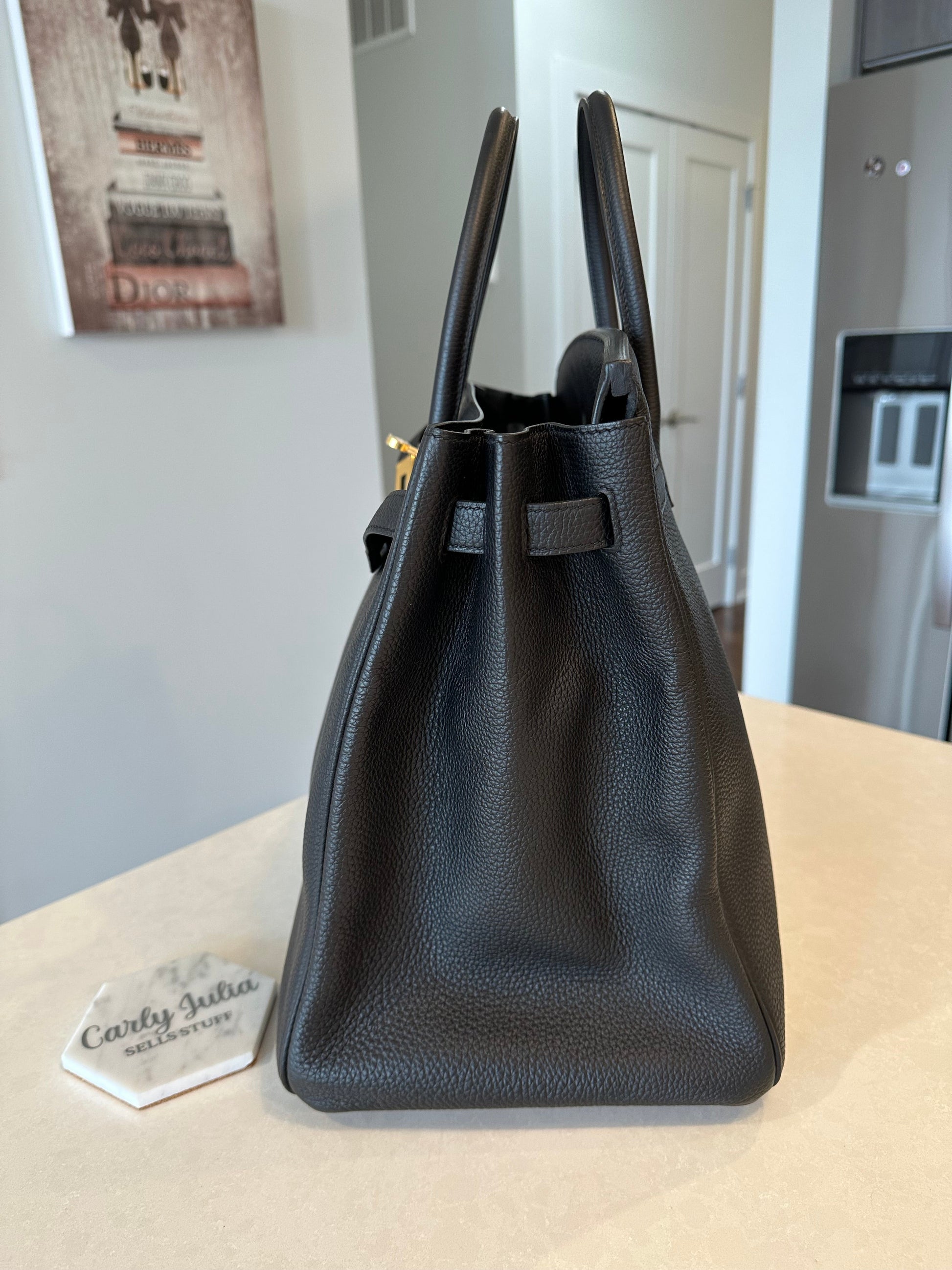 RESERVED: Hermes Birkin 40 Togo Noir GHW - Carly Julia Sells Stuff, LLC