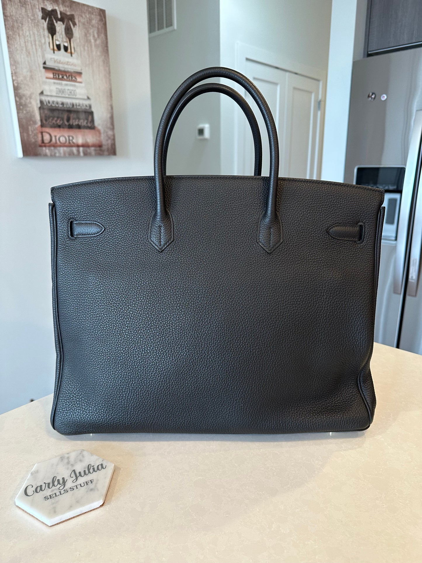 RESERVED: Hermes Birkin 40 Togo Noir GHW - Carly Julia Sells Stuff, LLC