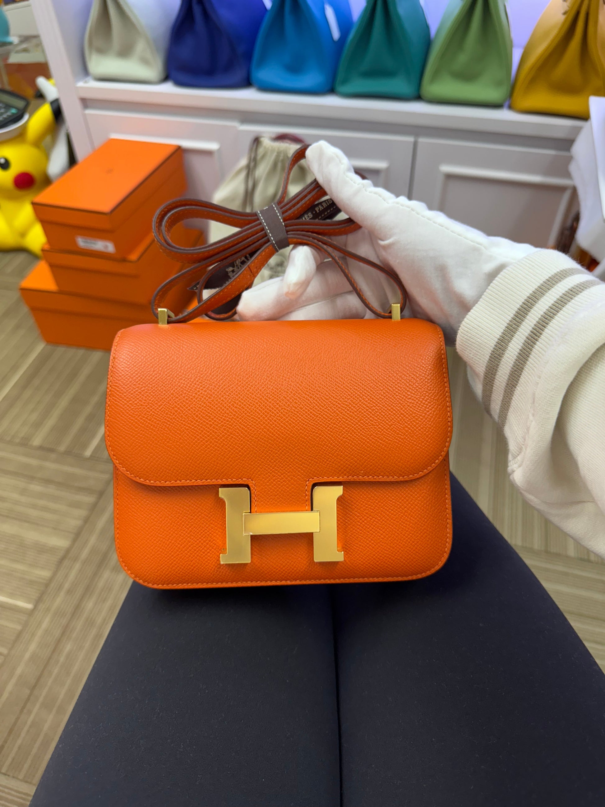 RESERVED Hermes Constance 18 Epsom Fue GHW - Carly Julia Sells Stuff, LLC