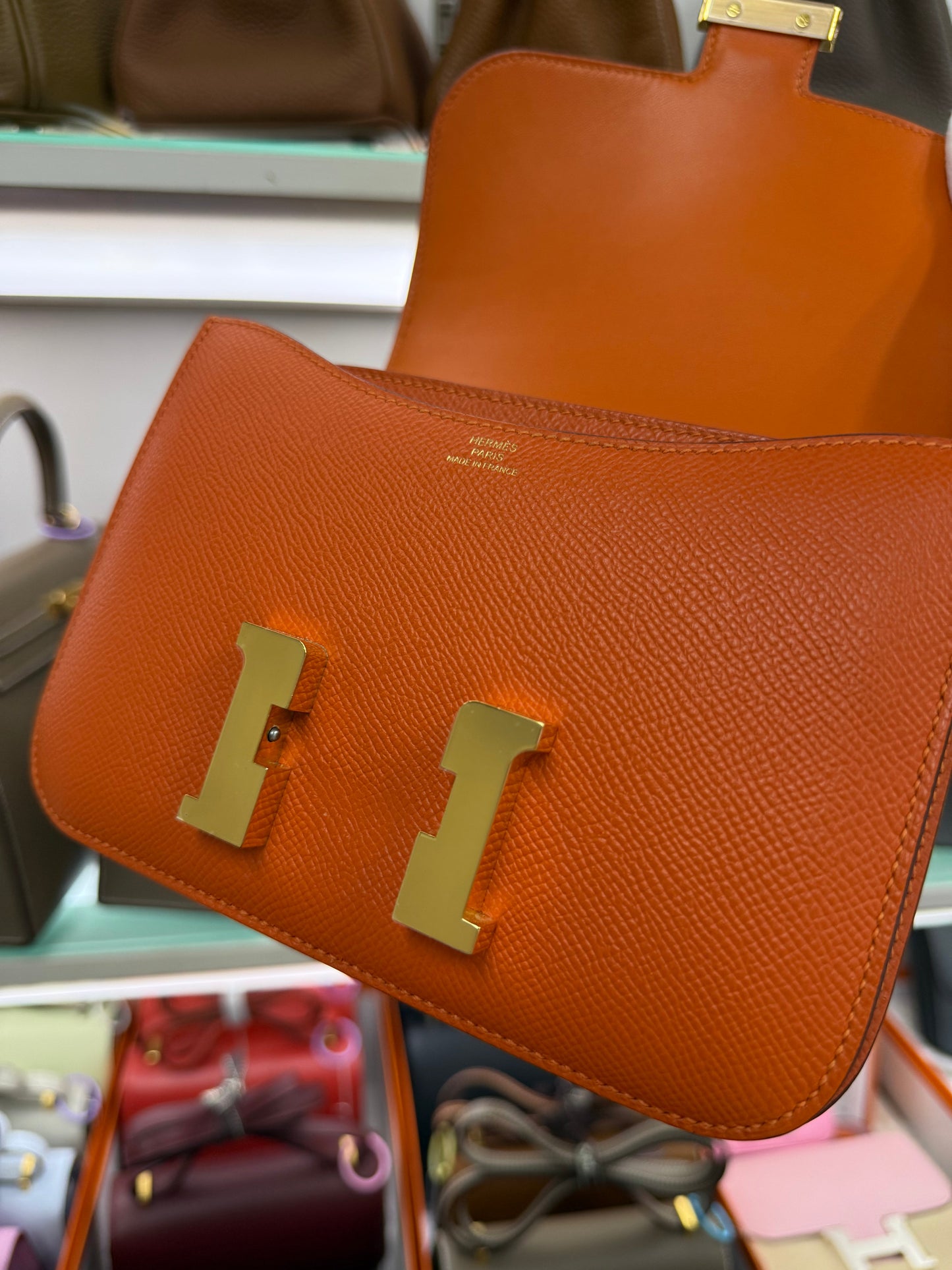 RESERVED Hermes Constance 18 Epsom Fue GHW - Carly Julia Sells Stuff, LLC