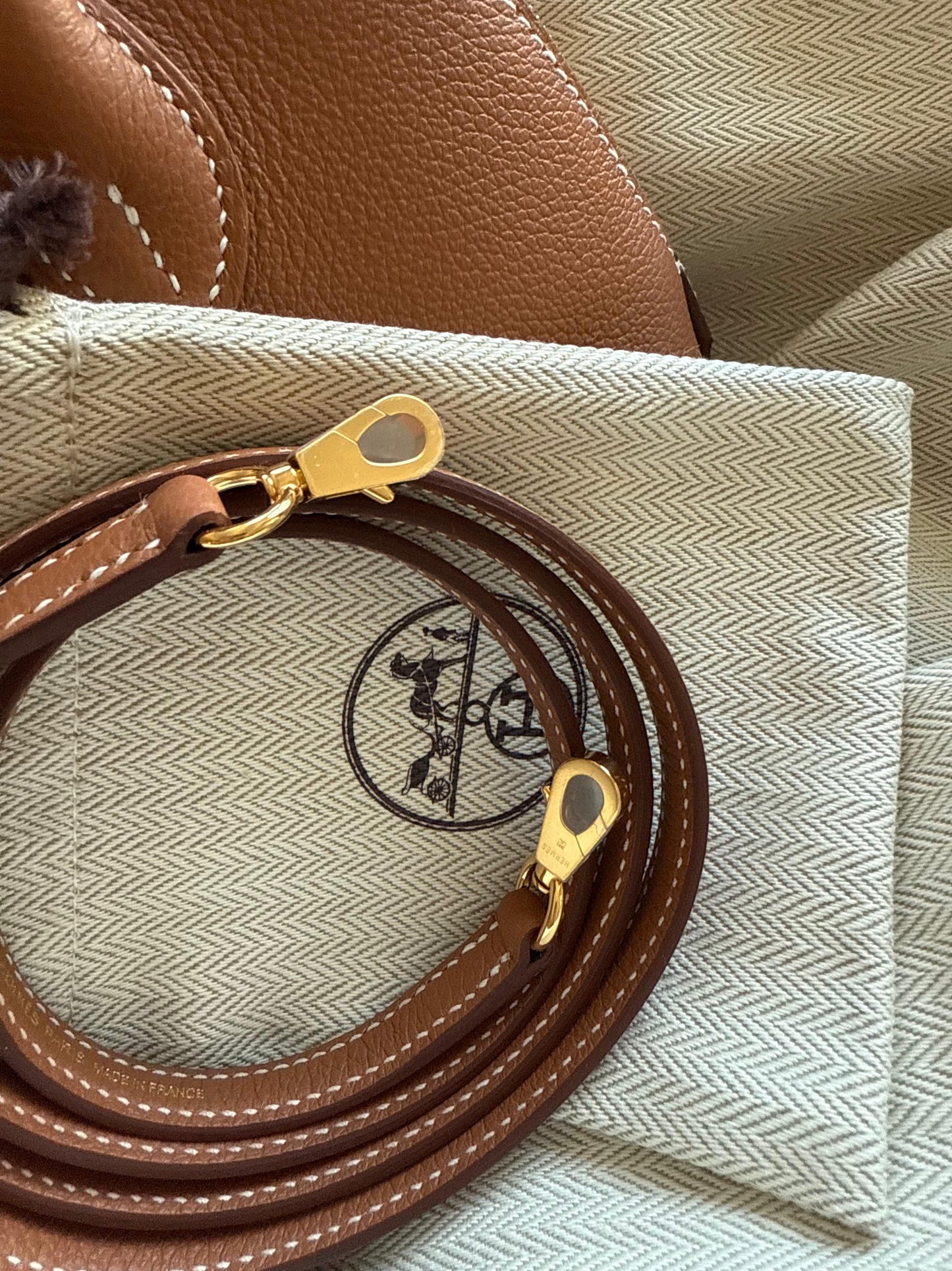 RESERVED: Hermes Evercolor Mini 1923 Bolide Gold GHW - Carly Julia Sells Stuff, LLC