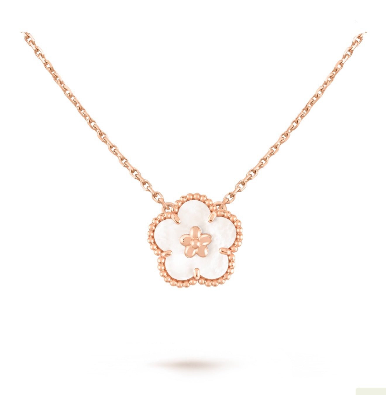 Van Cleef & Arpels Lucky Spring Pendant Plum Blossom - Carly Julia Sells Stuff, LLC