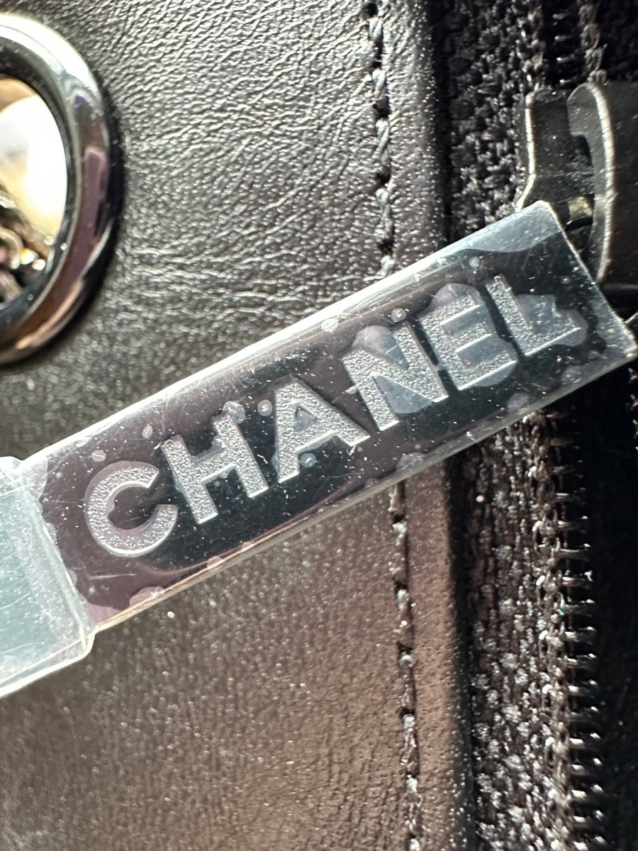 CHANEL Aged Crumpled Calfskin So Black 2.55 Mini Reissue Flap - Carly Julia Sells Stuff, LLC