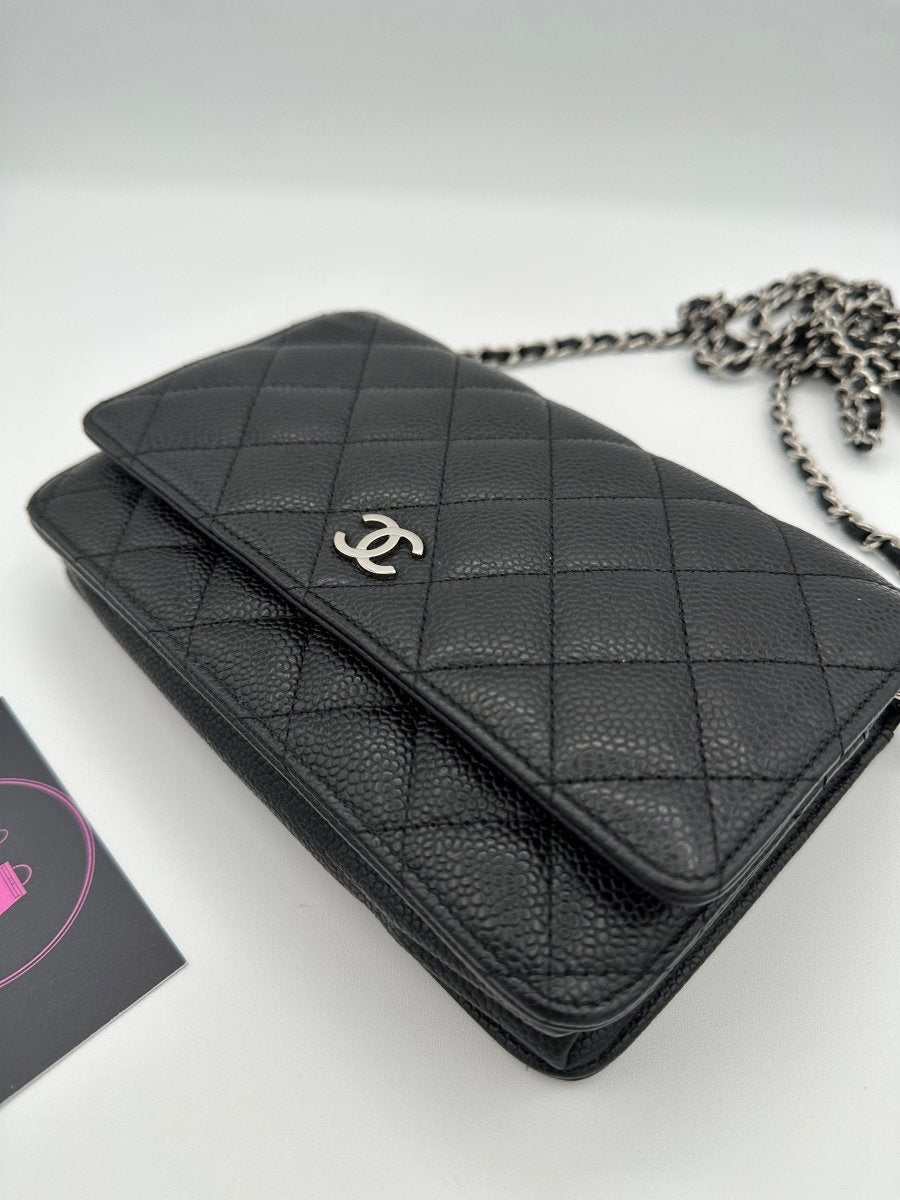 CHANEL Black Caviar WOC SHW - Carly Julia Sells Stuff, LLC