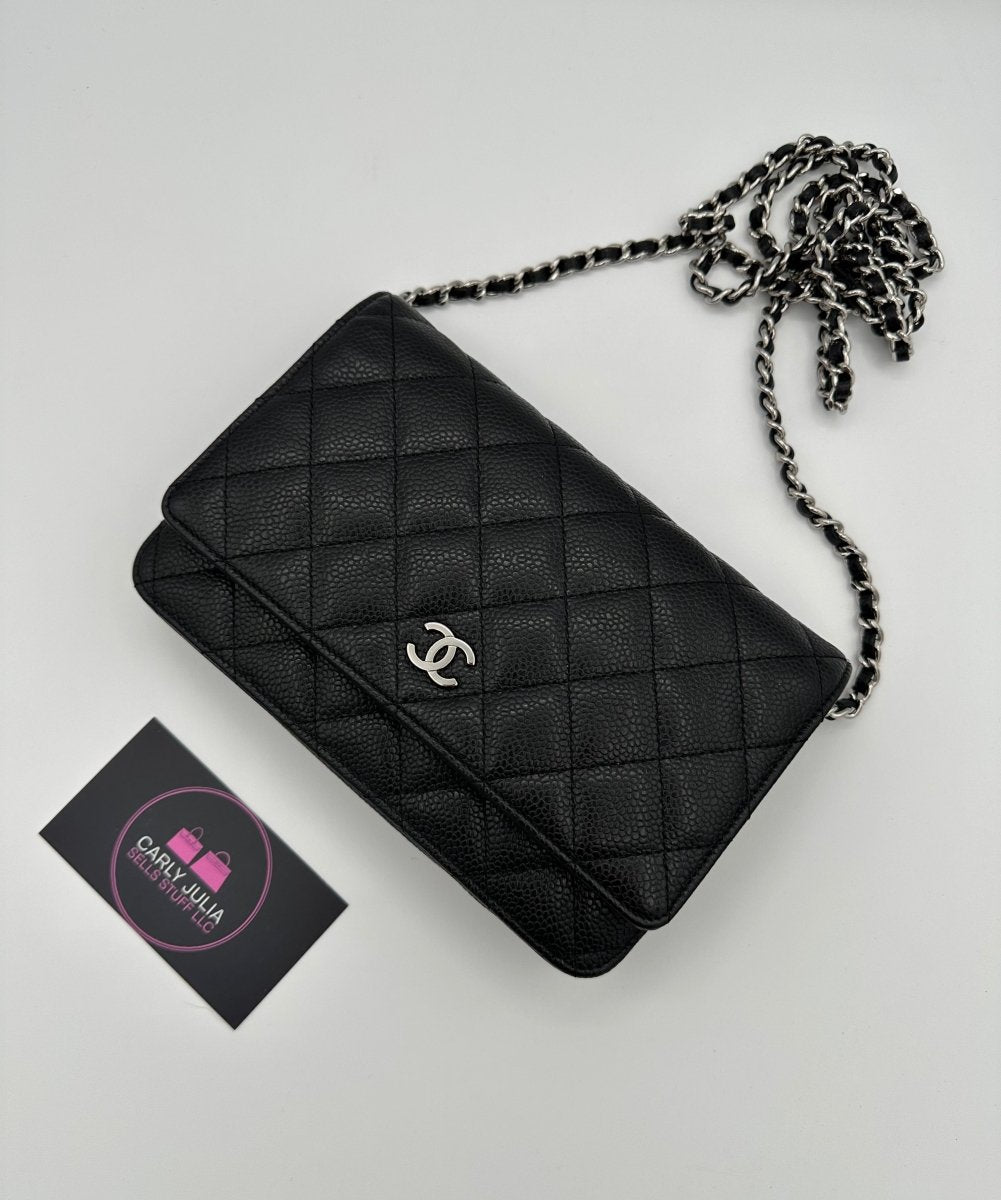 CHANEL Black Caviar WOC SHW - Carly Julia Sells Stuff, LLC