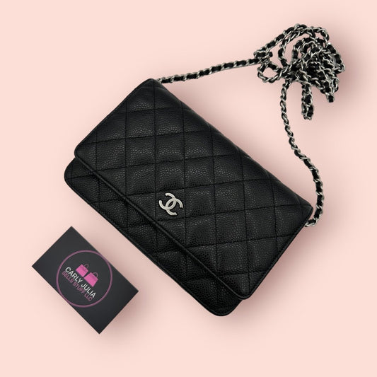 CHANEL Black Caviar WOC SHW - Carly Julia Sells Stuff, LLC