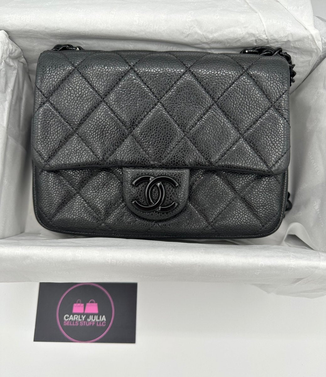 CHANEL Black Incognito Square Flap - Carly Julia Sells Stuff, LLC