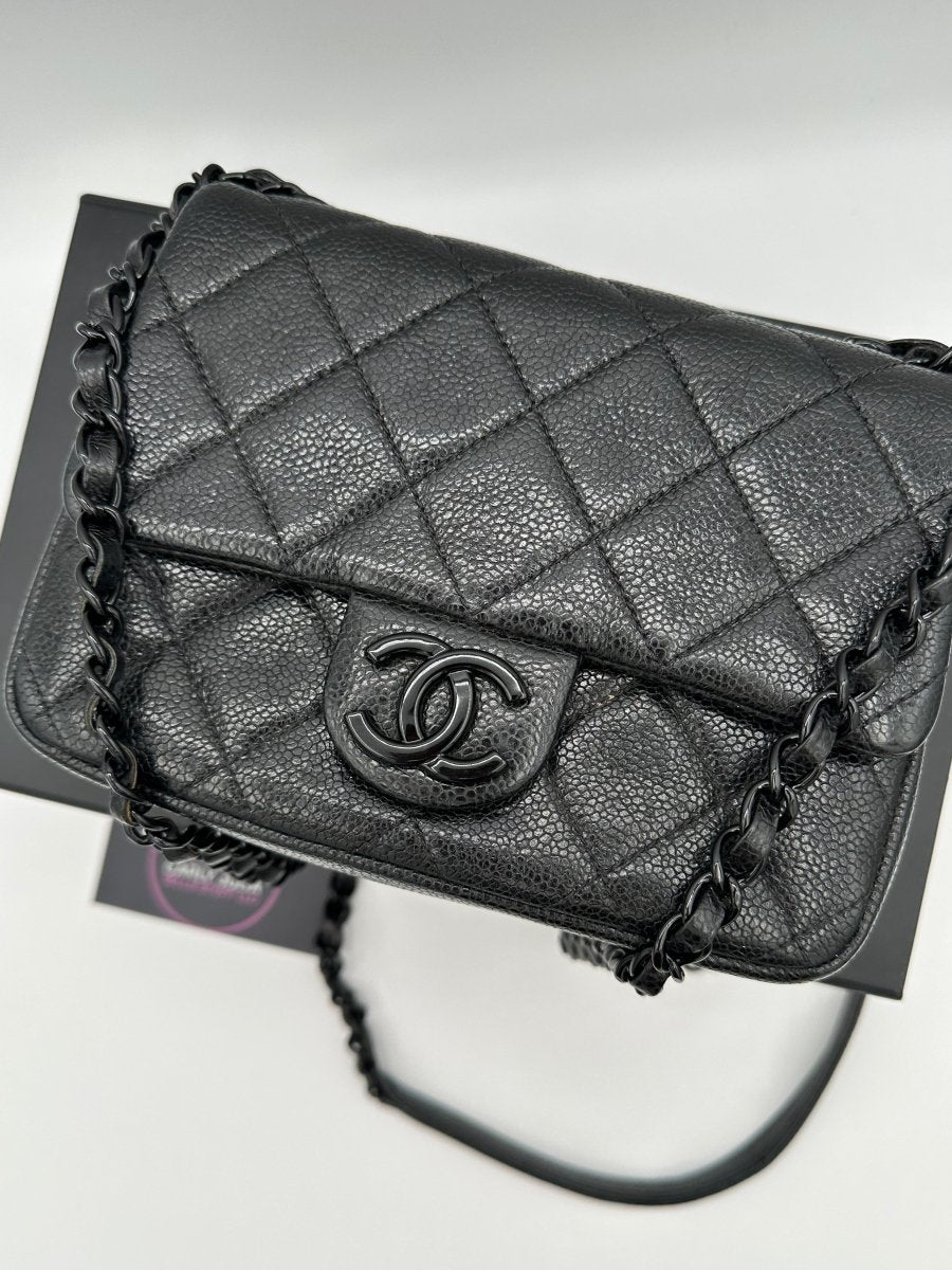 CHANEL Black Incognito Square Flap - Carly Julia Sells Stuff, LLC