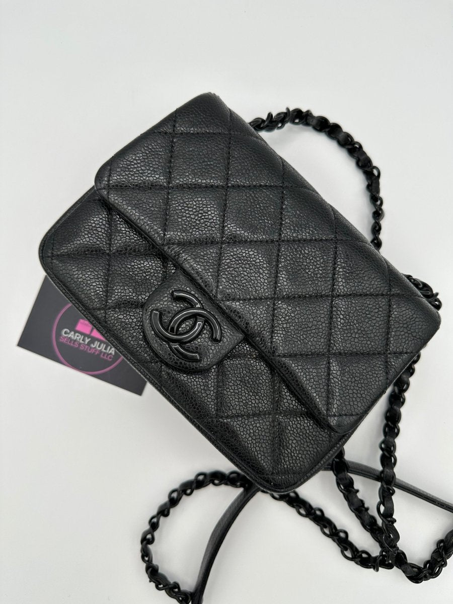 CHANEL Black Incognito Square Flap - Carly Julia Sells Stuff, LLC