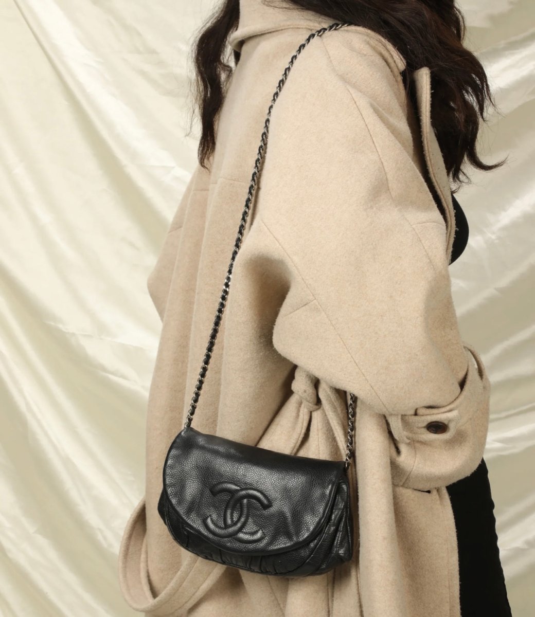 CHANEL Caviar Half Moon WOC Crossbody - Carly Julia Sells Stuff, LLC