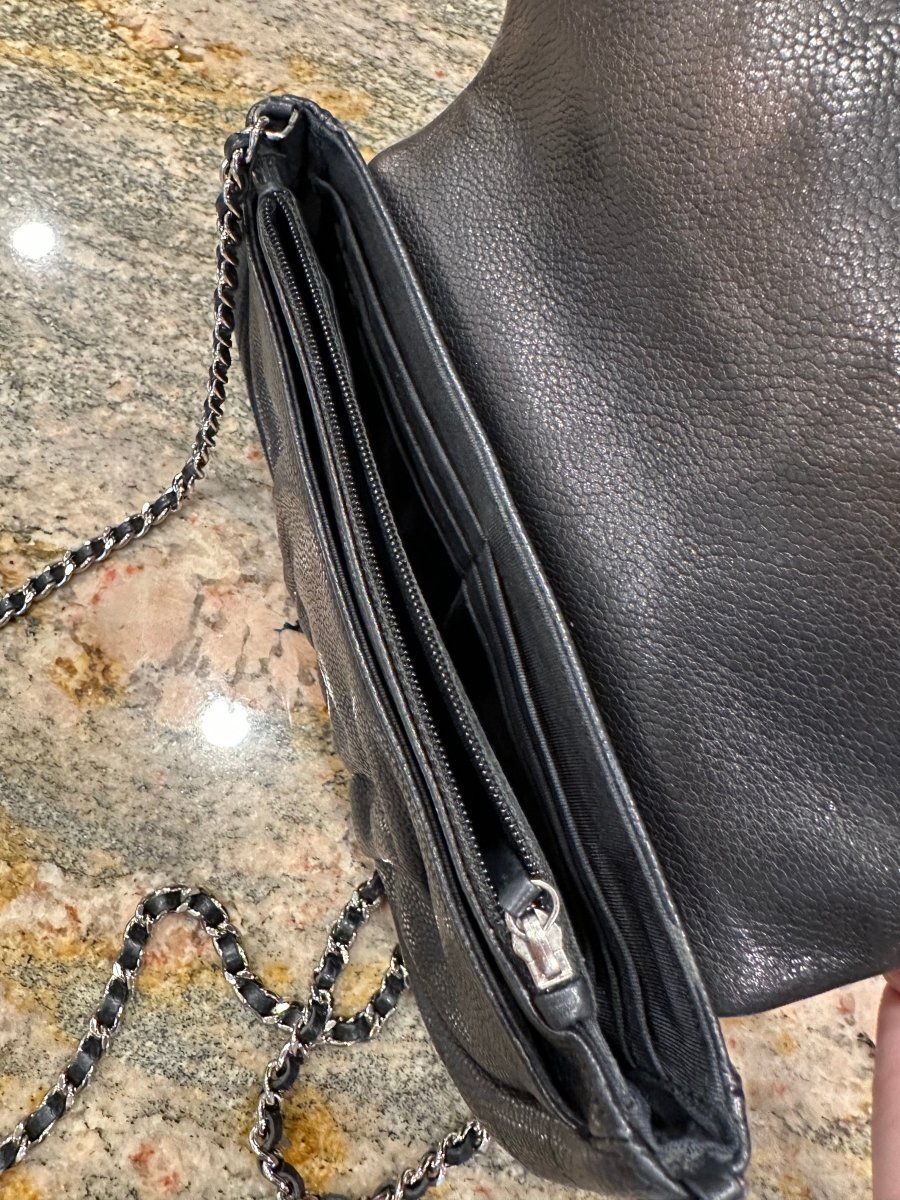 CHANEL Caviar Half Moon WOC Crossbody - Carly Julia Sells Stuff, LLC