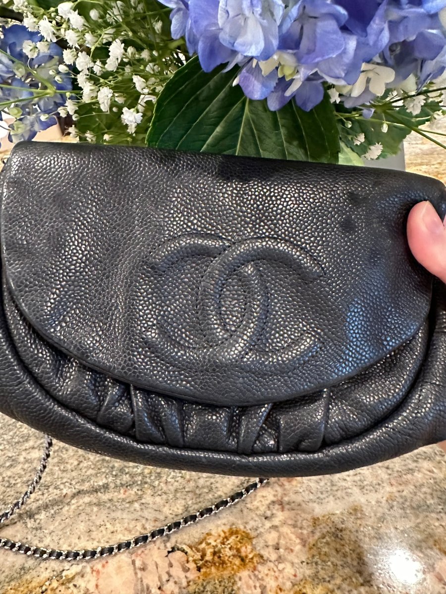 CHANEL Caviar Half Moon WOC Crossbody - Carly Julia Sells Stuff, LLC