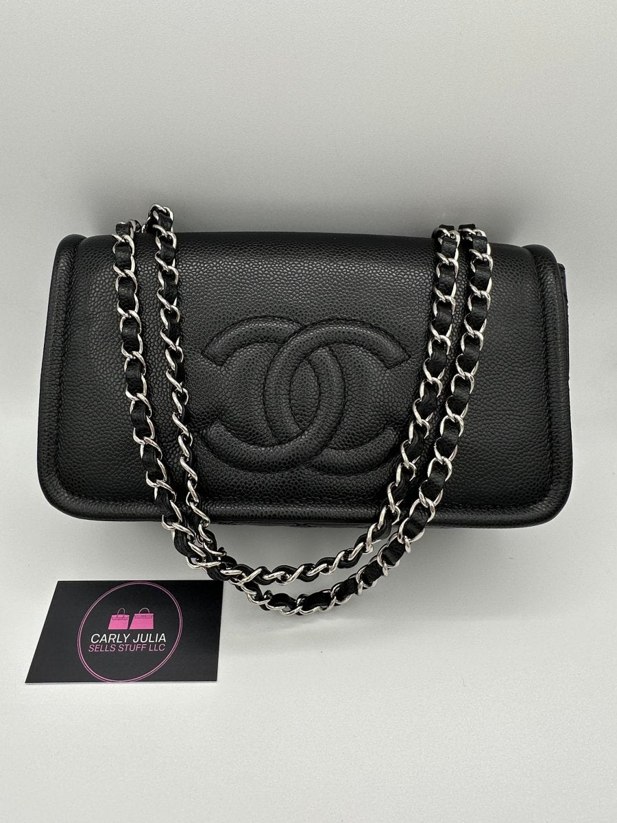 CHANEL Medium Caviar Timeless CC Flap - Carly Julia Sells Stuff, LLC