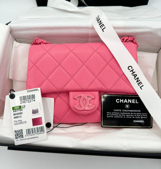 CHANEL Pink Caviar Mini Incognito Flap - Carly Julia Sells Stuff, LLC