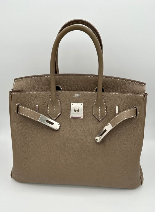 Hermes 2016 Birkin 30 Etoupe PHW - Carly Julia Sells Stuff, LLC