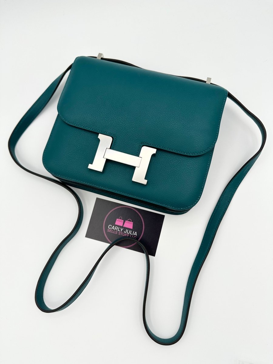 Hermes 2022 Constance 18 Vert Bosphore PHW - Carly Julia Sells Stuff, LLC