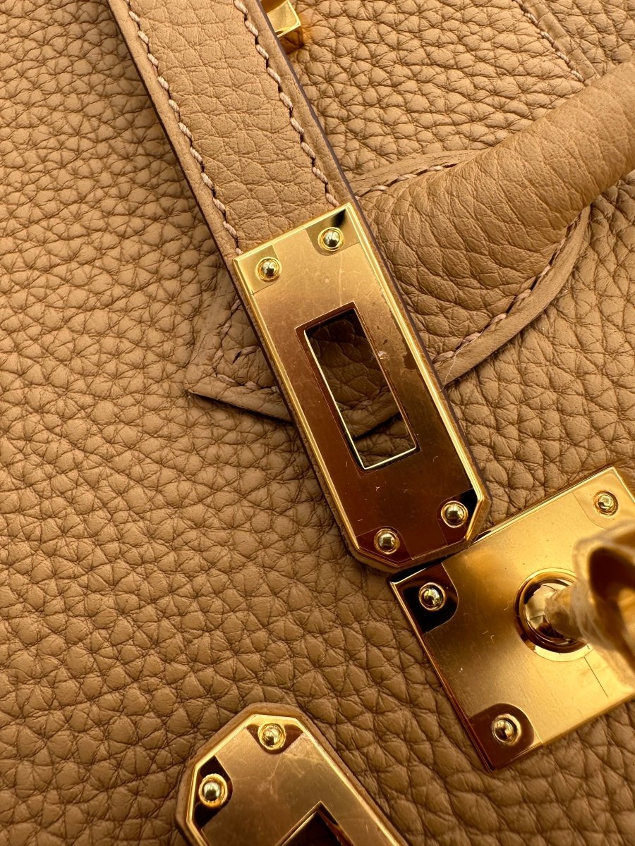 Hermes Birkin 25 Biscuit GHW - Carly Julia Sells Stuff, LLC