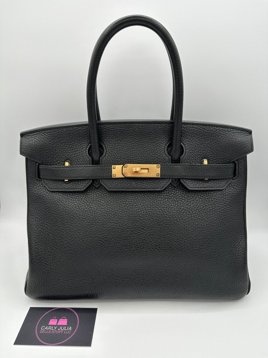 Hermes Birkin 30 Noir Togo GHW - Carly Julia Sells Stuff, LLC