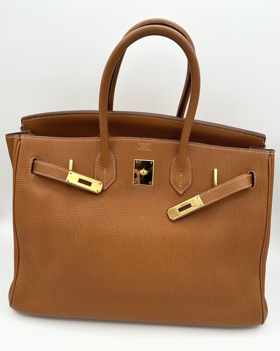 Hermes Birkin 35 Gold On Gold - Carly Julia Sells Stuff, LLC