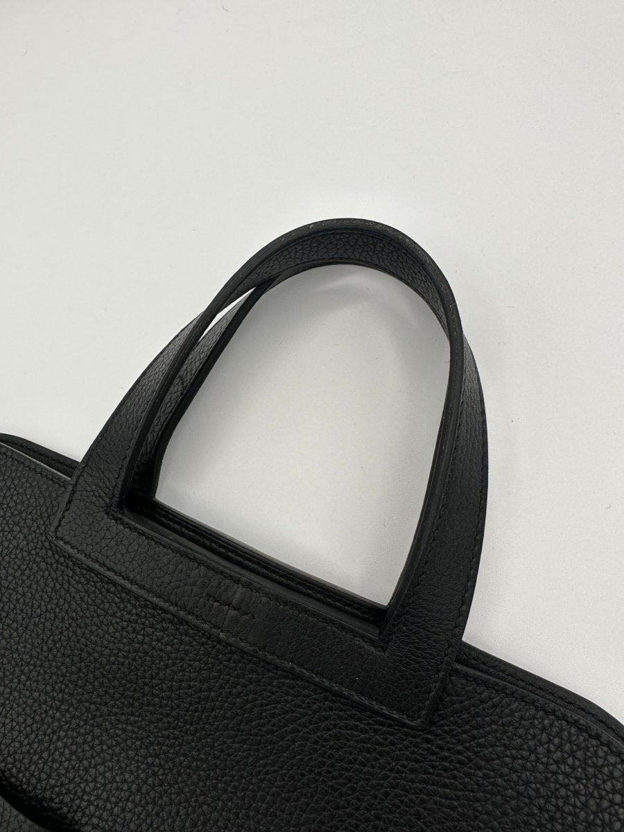 Hermes Halzan 31 Noir PHW - Carly Julia Sells Stuff, LLC