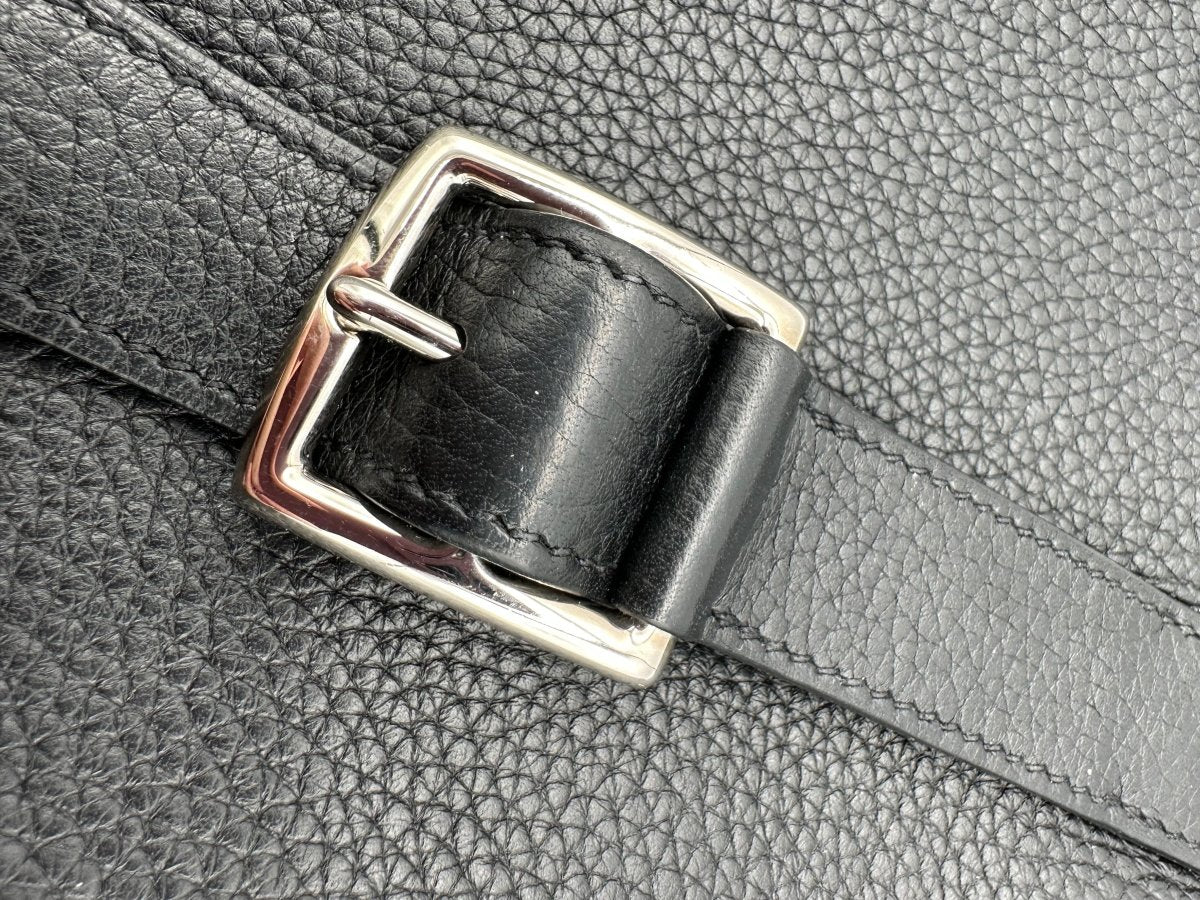 Hermes Halzan 31 Noir PHW - Carly Julia Sells Stuff, LLC