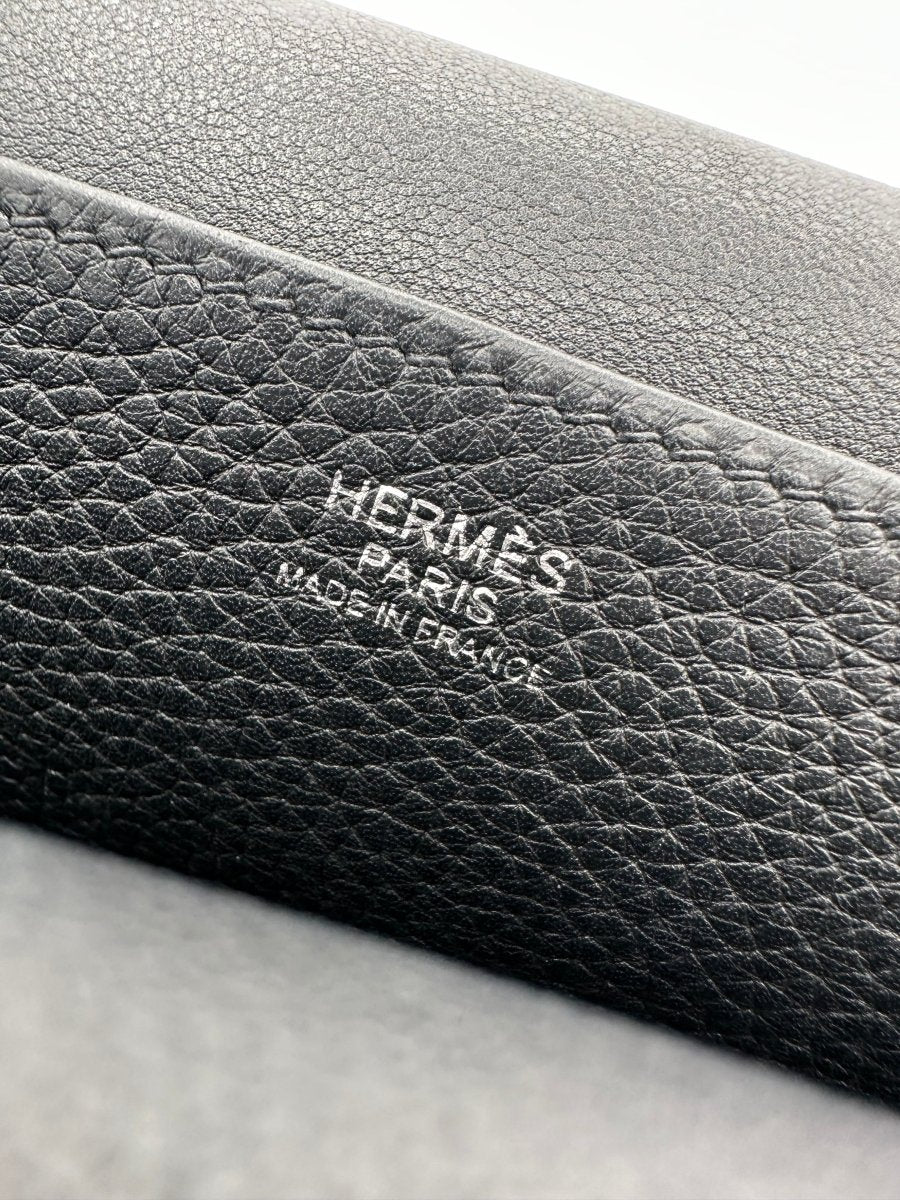 Hermes Halzan 31 Noir PHW - Carly Julia Sells Stuff, LLC