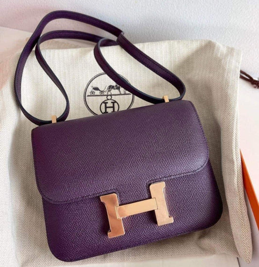 Hermes Mini Constance 18 Epsom RGHW - Carly Julia Sells Stuff, LLC