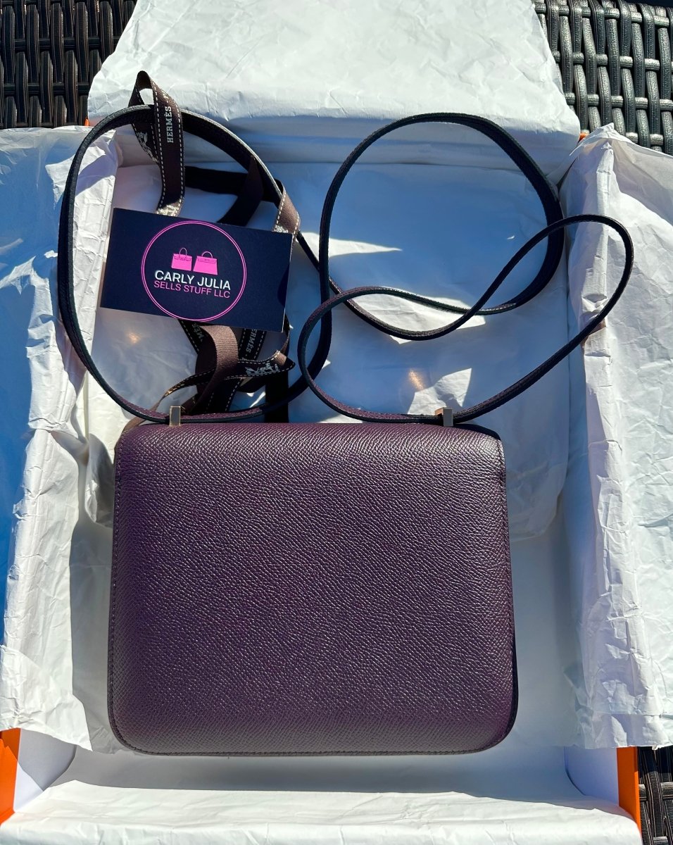 Hermes Mini Constance 18 Epsom RGHW - Carly Julia Sells Stuff, LLC