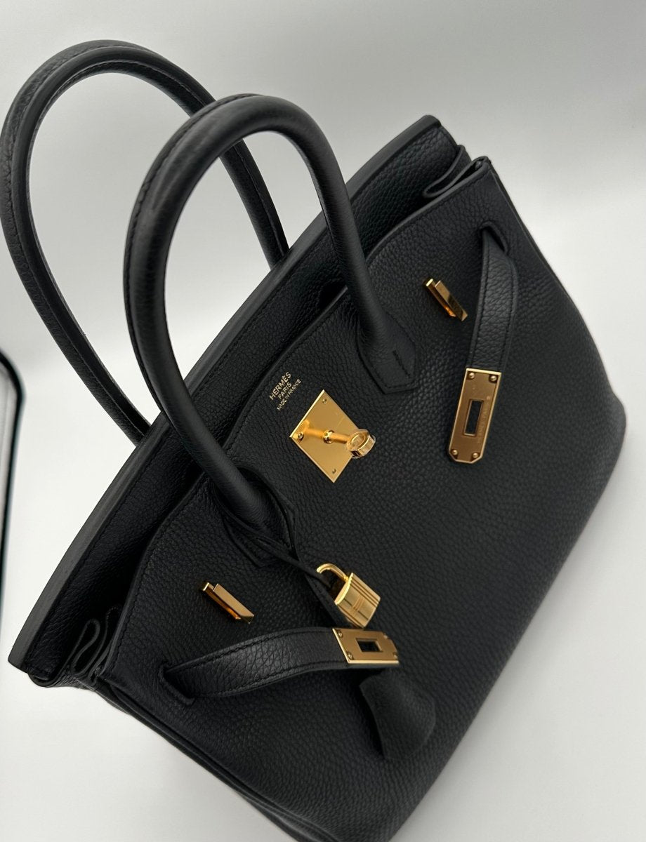 Hermes Togo Noir Birkin 30 - Carly Julia Sells Stuff, LLC